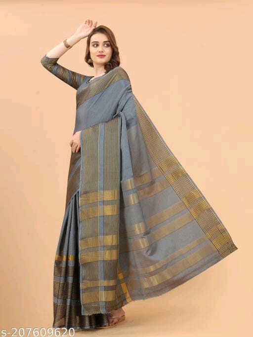 Ritika Lining Cotton Silk Daily Wear Sarees Catalog